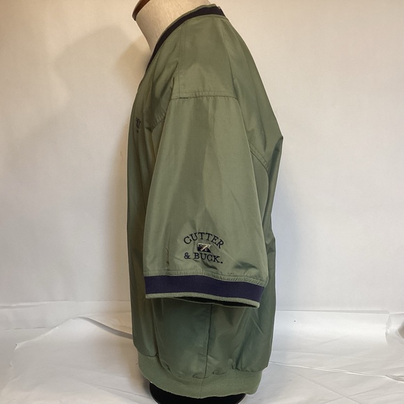 Vintage Cutter & Buck Men’s windbreaker short sleeve windshirt with Clima Guard - Picture 6 of 13